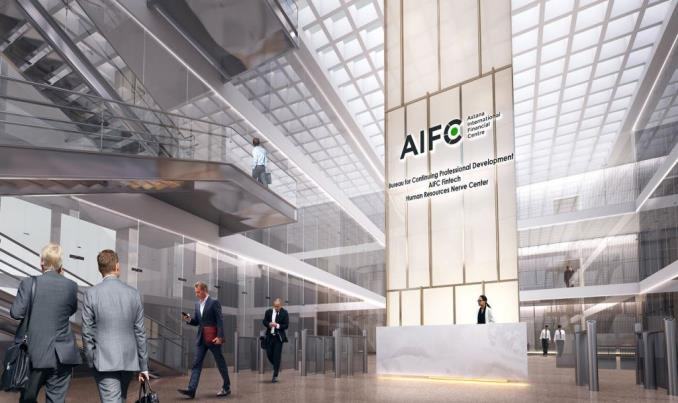 AIFC interior concept by Strata